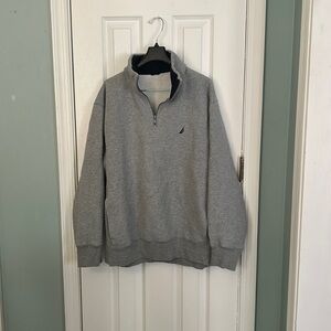 Grey Nautica Half zip sweatshirt